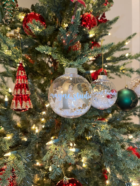 Christmas Ball 4 Set - Personalized