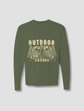 Outdoor Locals Long Sleeve T-Shirt Washed Forest