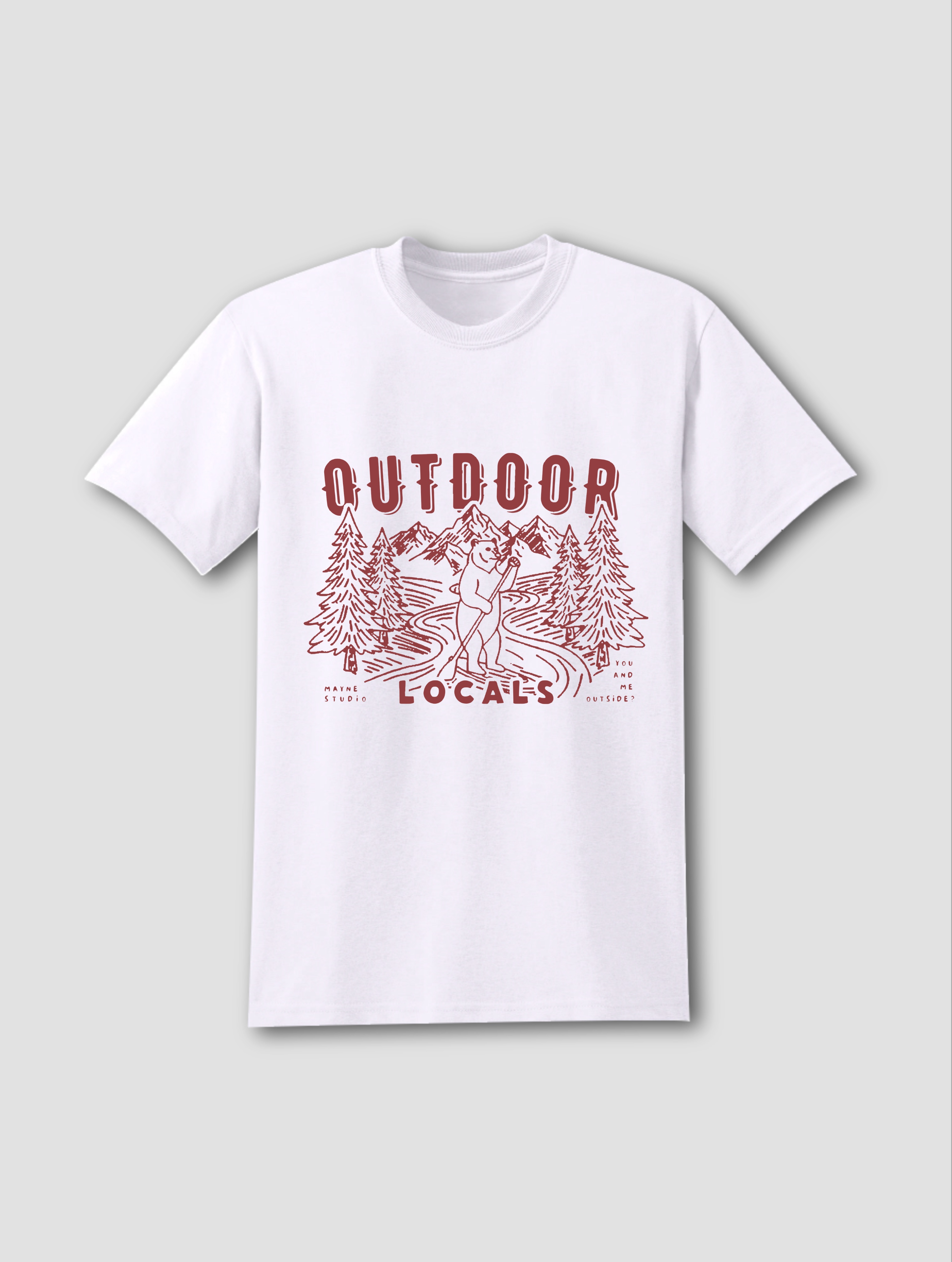 Outdoor Locals T-Shirt White