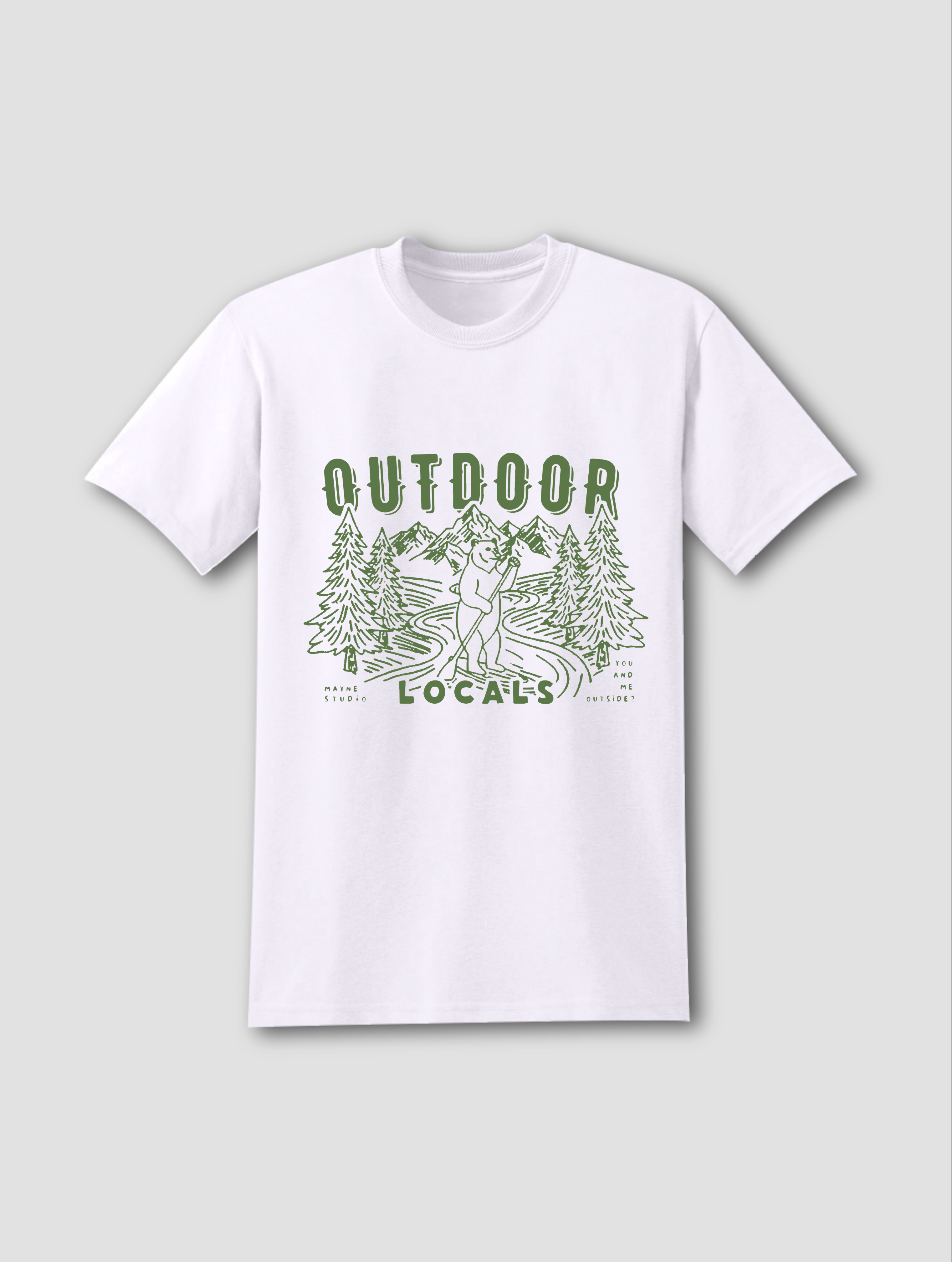 Outdoor Locals T-Shirt White