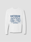 Outdoor Locals Long Sleeve T-Shirt White
