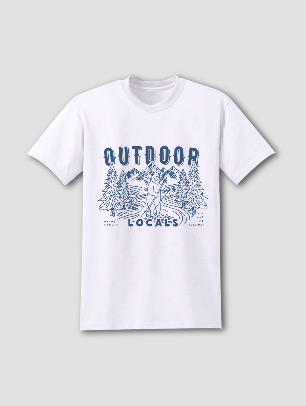 Outdoor Locals T-Shirt White
