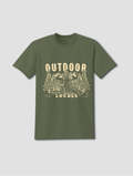 Outdoor Locals T-Shirt Washed Forest