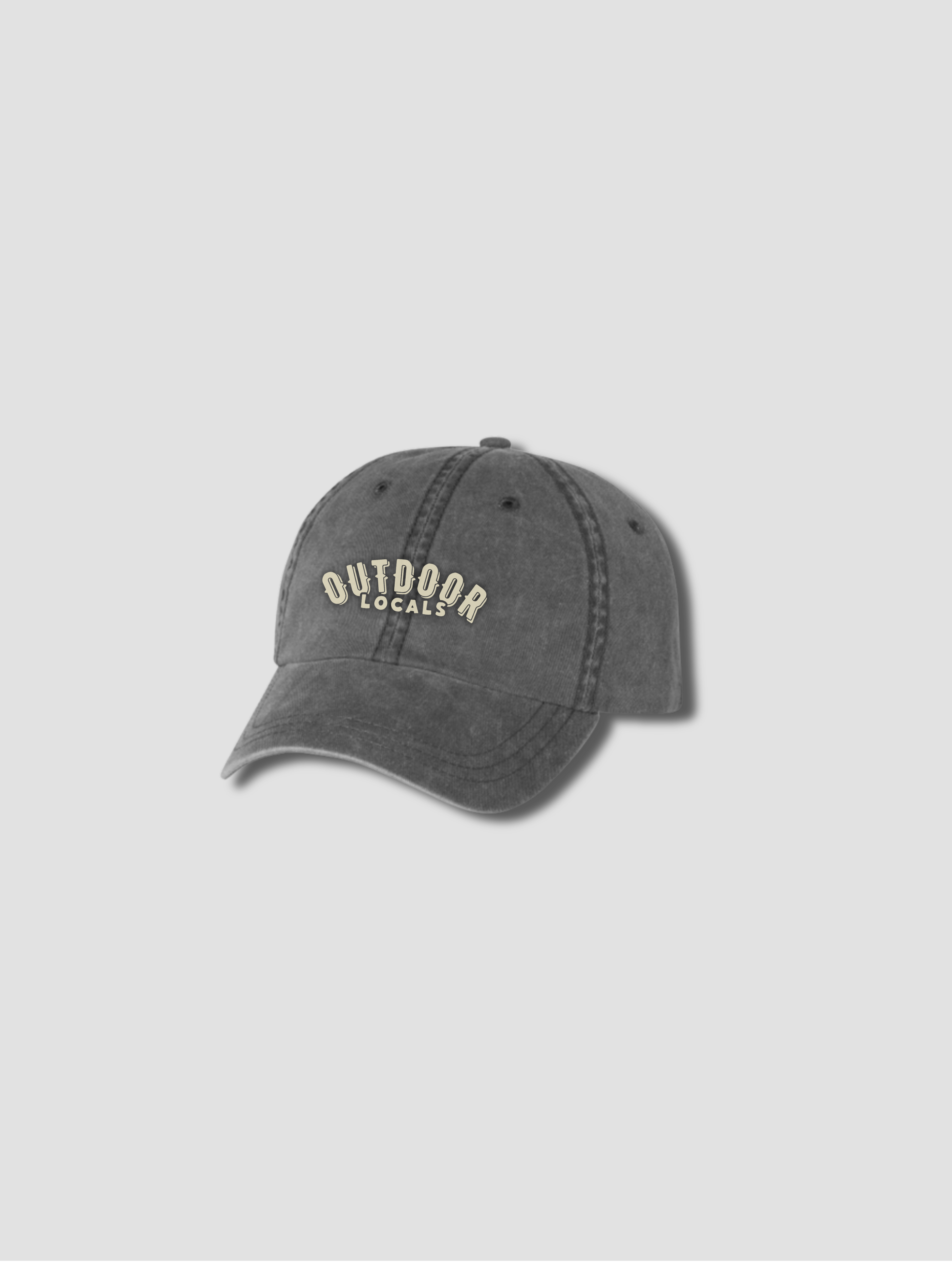 Outdoor Locals Hat - Washed Black
