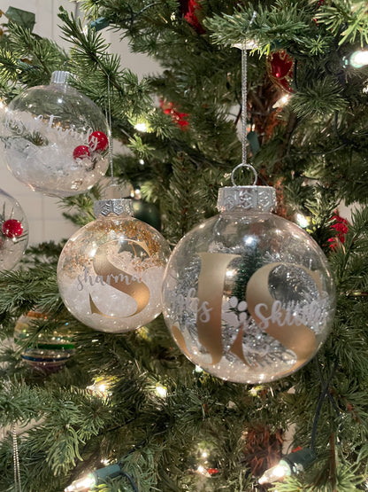Christmas Ball 4 Set - Personalized