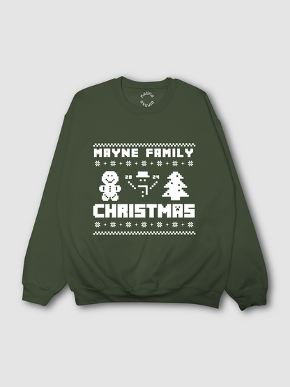 Personalized Family Christmas Sweater - Ugly Sweater