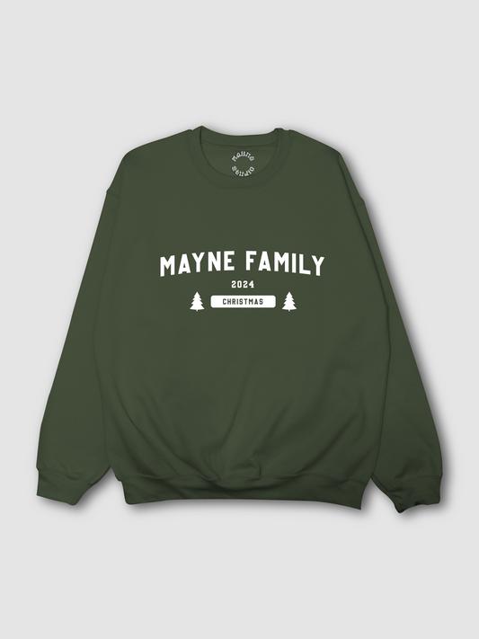 Personalized Family Christmas Sweater - Sports