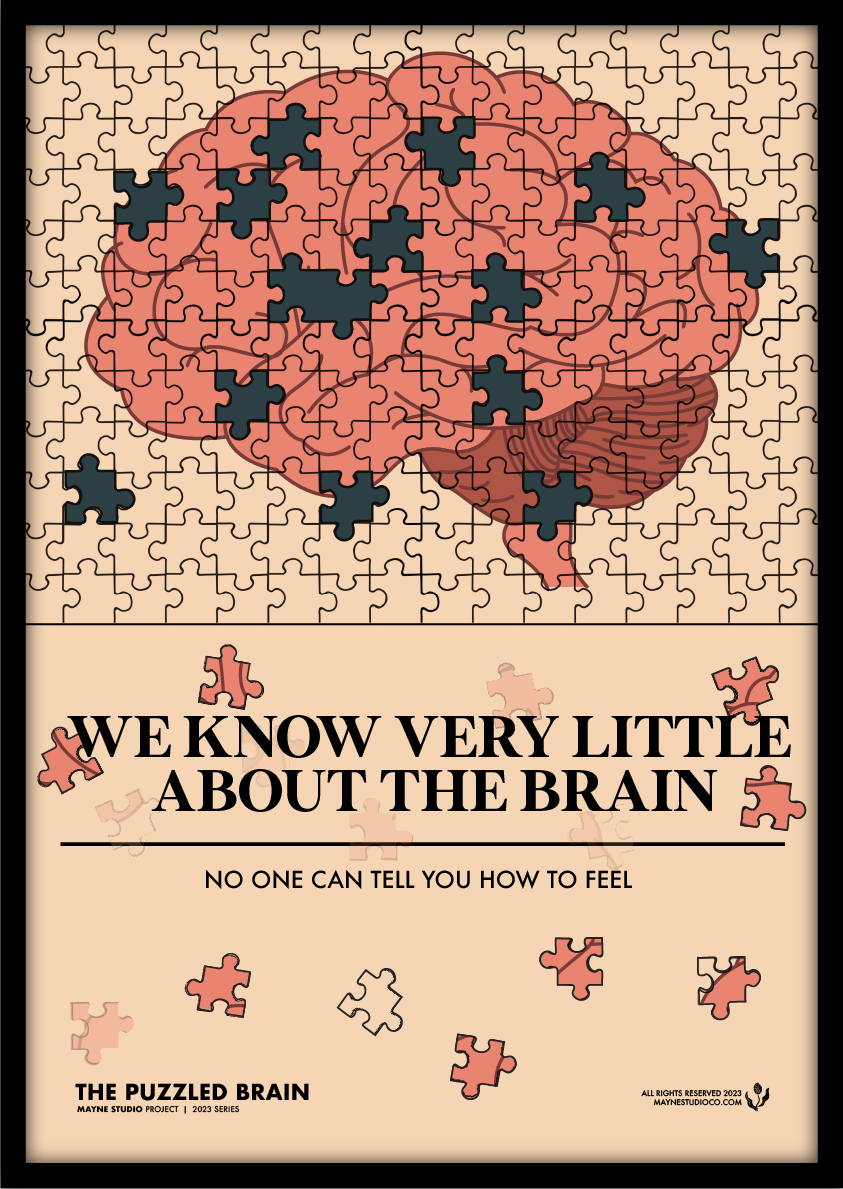 The Puzzled Brain - Print