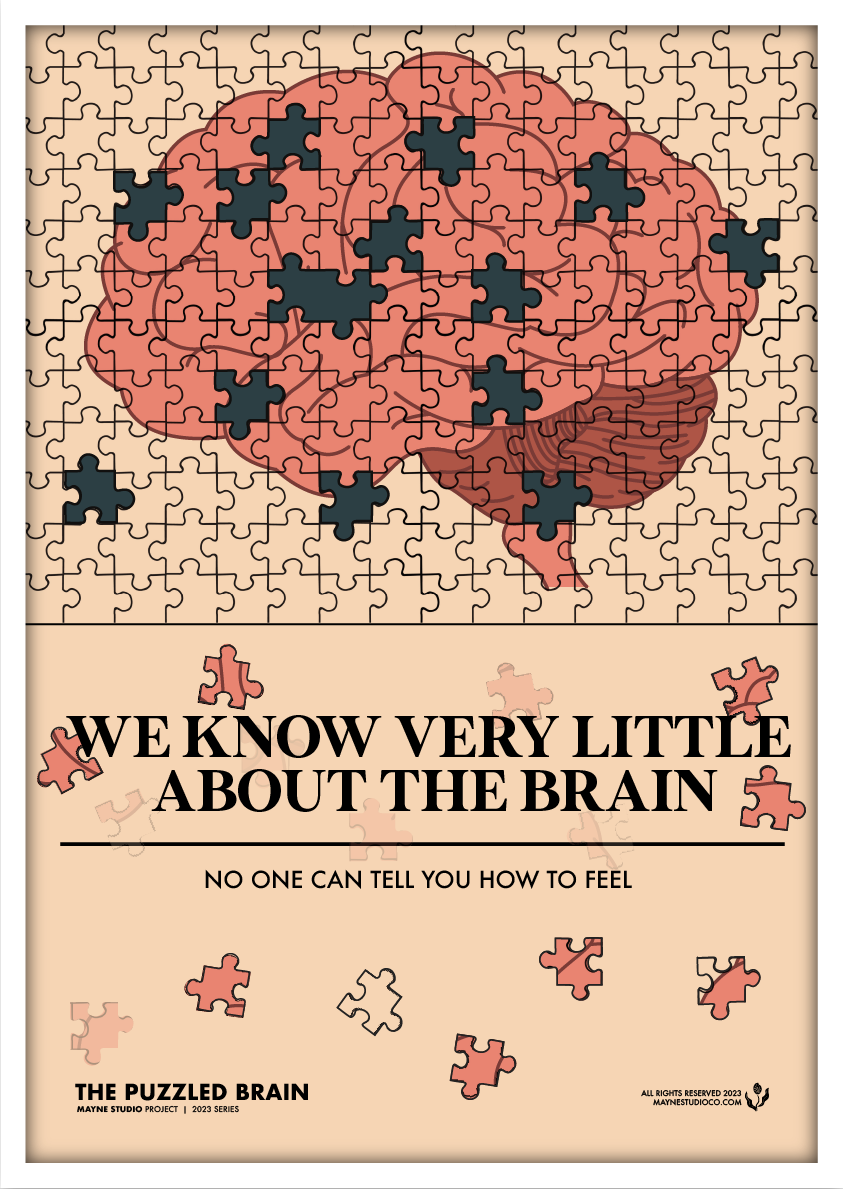 The Puzzled Brain - Print