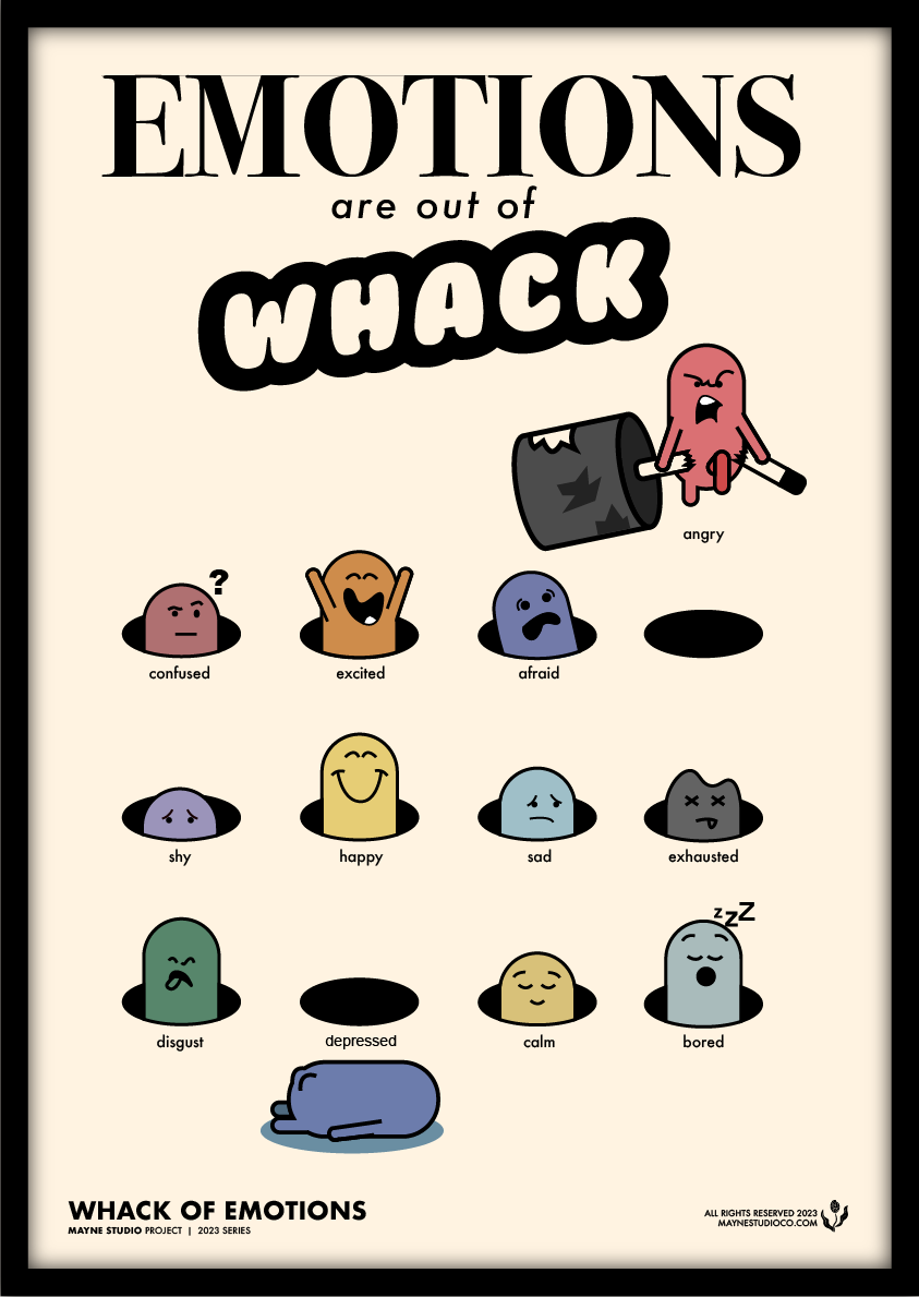 Emotions are out of Whack - Print