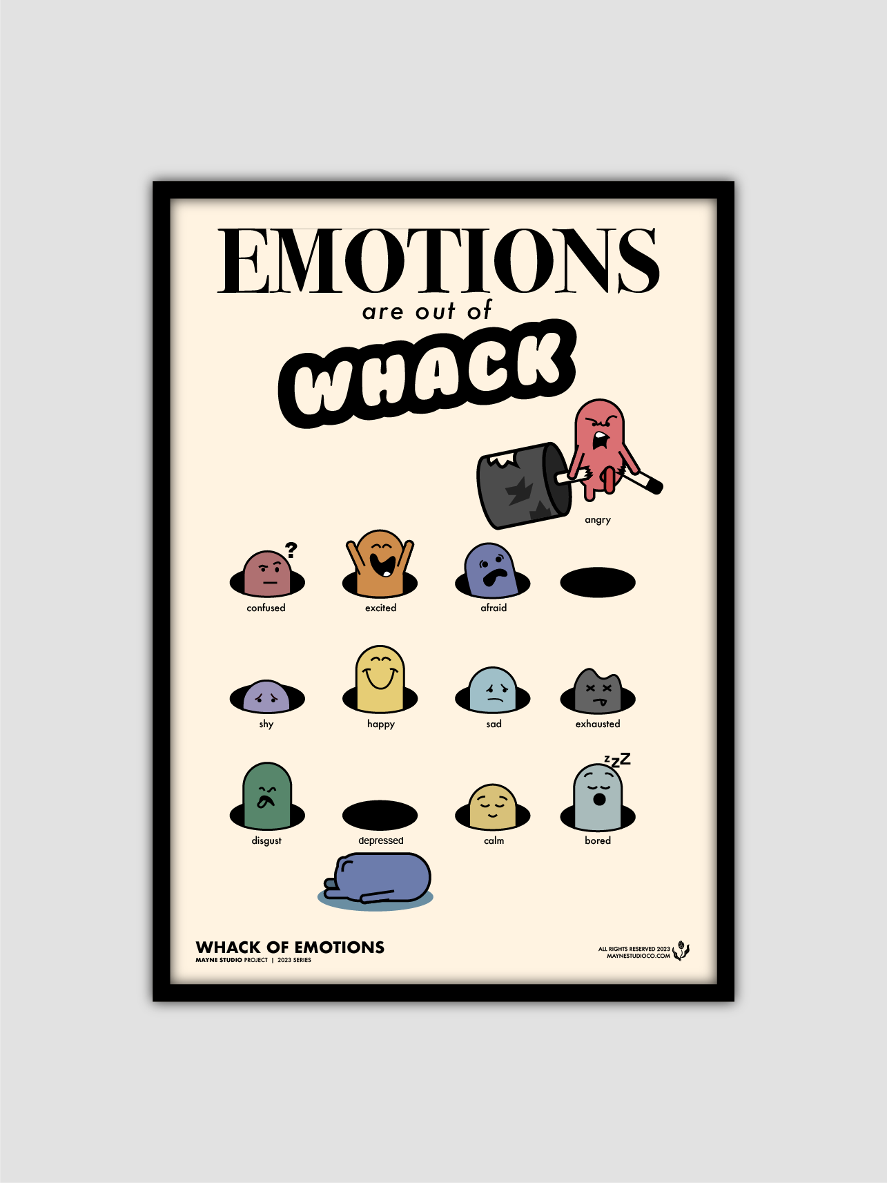 Emotions are out of Whack - Print