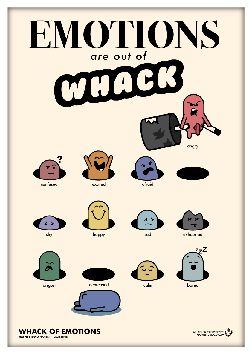 Emotions are out of Whack - Print