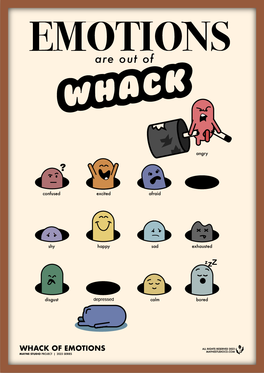 Emotions are out of Whack - Print